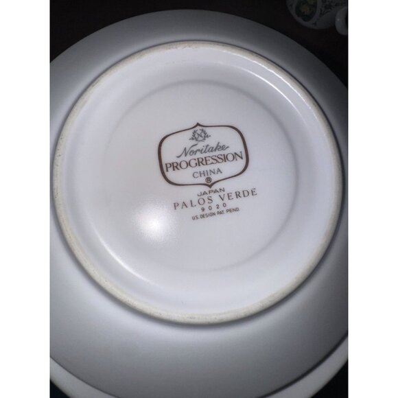 Noritake Progression China Palos Verde Soup Bowl  5" Diameter Made In Japan - Picture 2 of 4